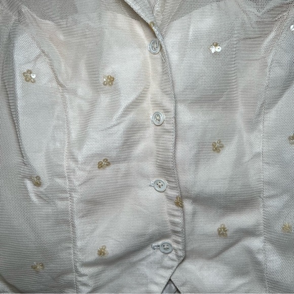 Burberry VINTAGE sleeveless top size 6 vest - Picture 4 of 5